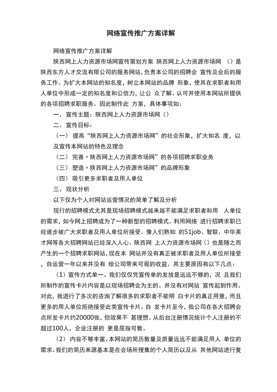 网络宣传推广方案详解_第1页