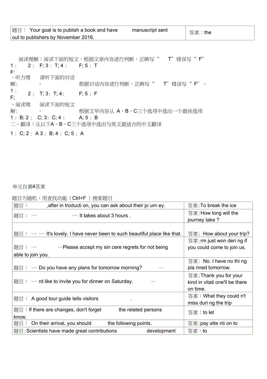 管理组织英语1参备考资料答案解析_第4页