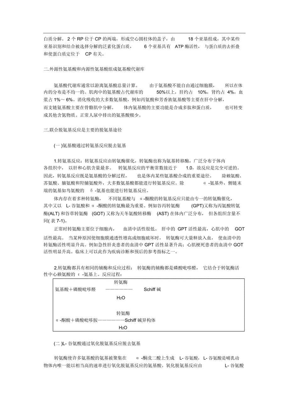 第07章氨基酸代谢3氨基酸的一般代谢_第2页