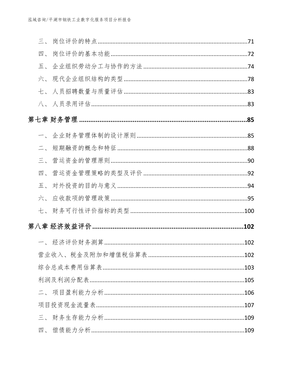 平湖市钢铁工业数字化服务项目分析报告【模板】_第3页