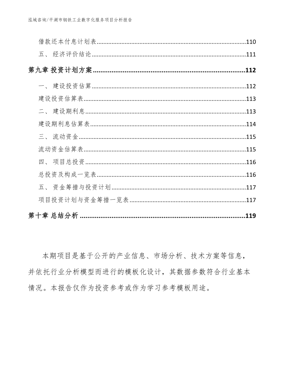 平湖市钢铁工业数字化服务项目分析报告【模板】_第4页