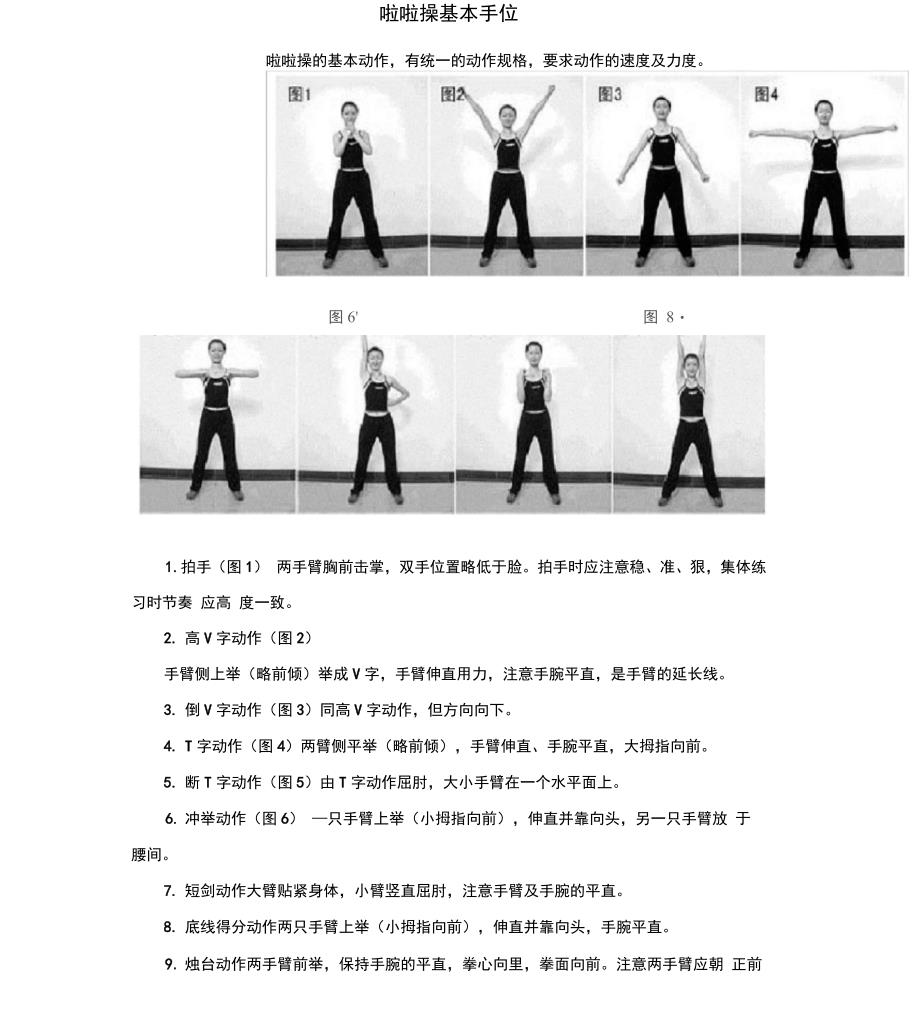 啦啦操基本手位_第1页