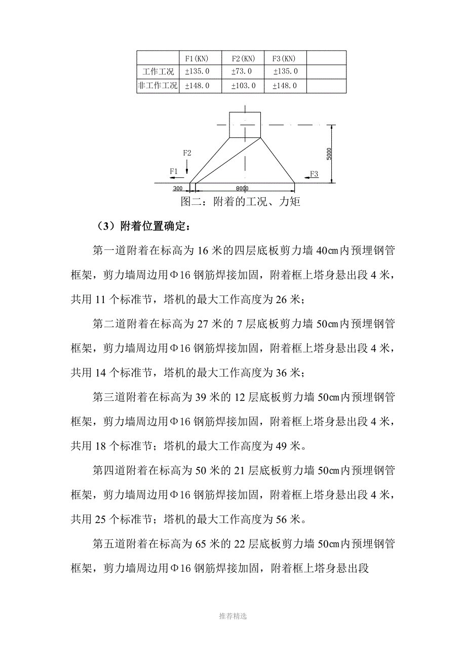 建筑塔吊附墙顶升加节方案_第4页