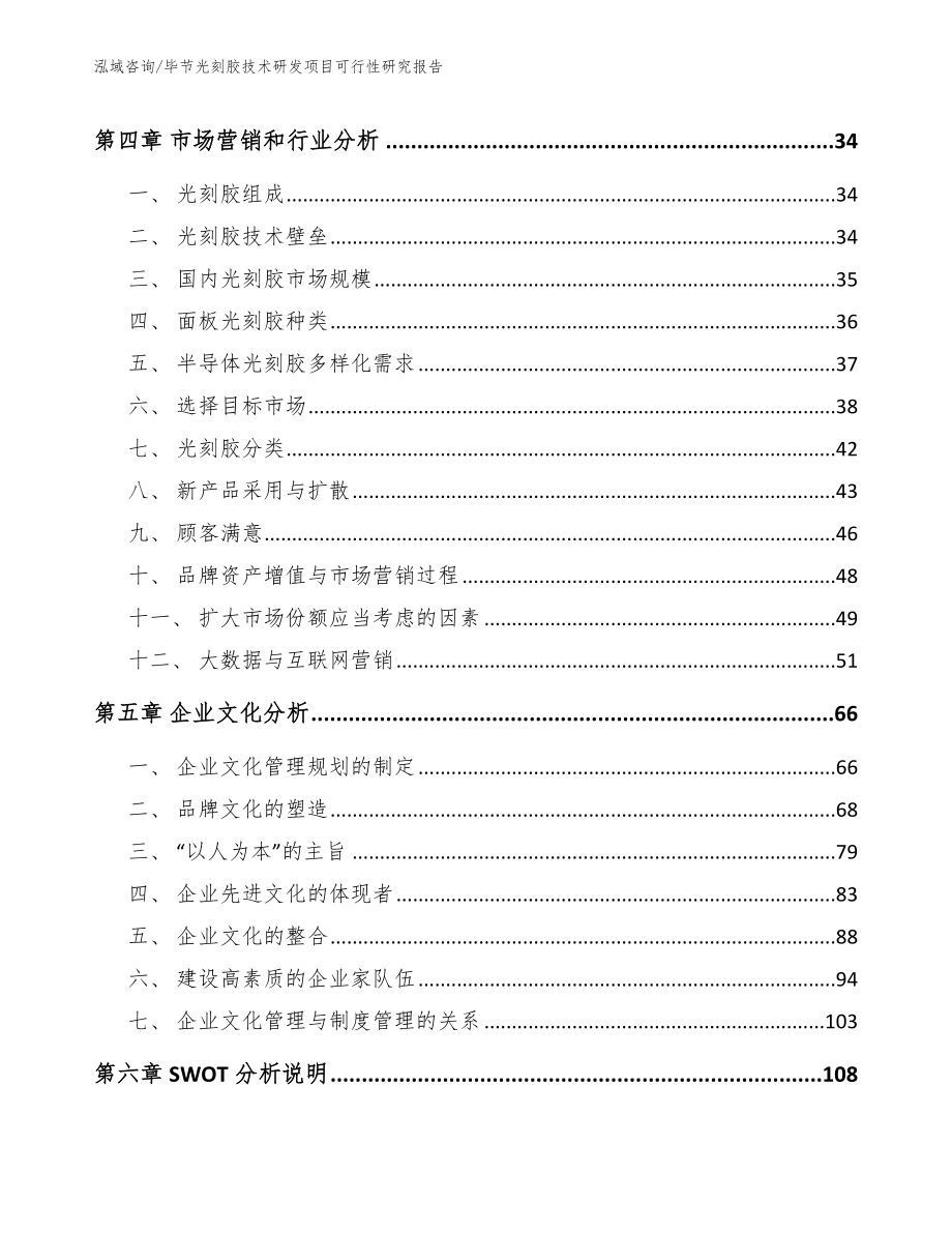 毕节光刻胶技术研发项目可行性研究报告范文参考_第2页