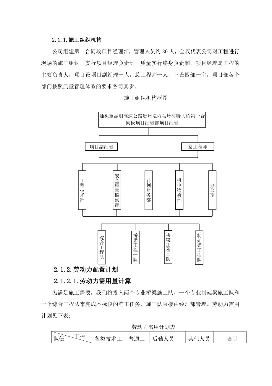 本科毕业设计-高速公路x大桥施工组织设计方案说明文本_第3页