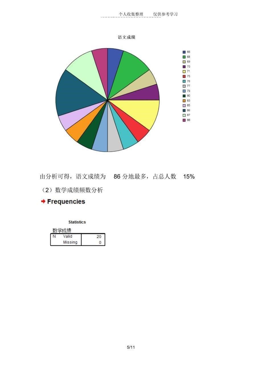 用spss对学生成绩进行分析研究_第5页