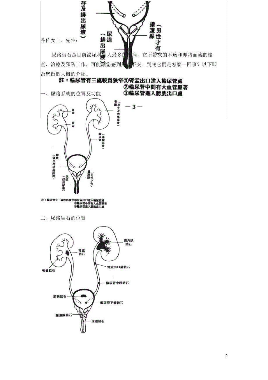 尿路结石患者手册_第2页