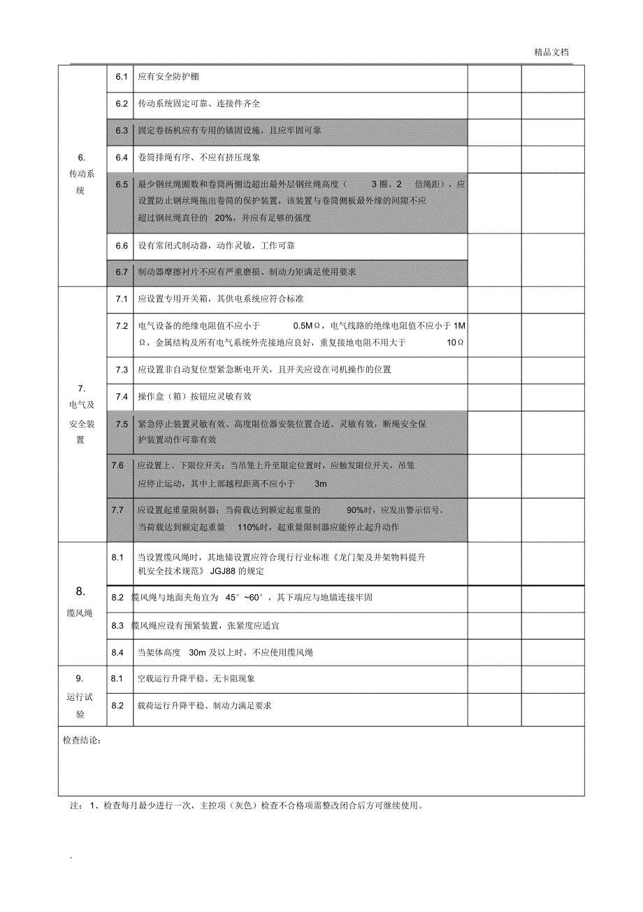 物料提升机检查表Ihaha7517_第2页