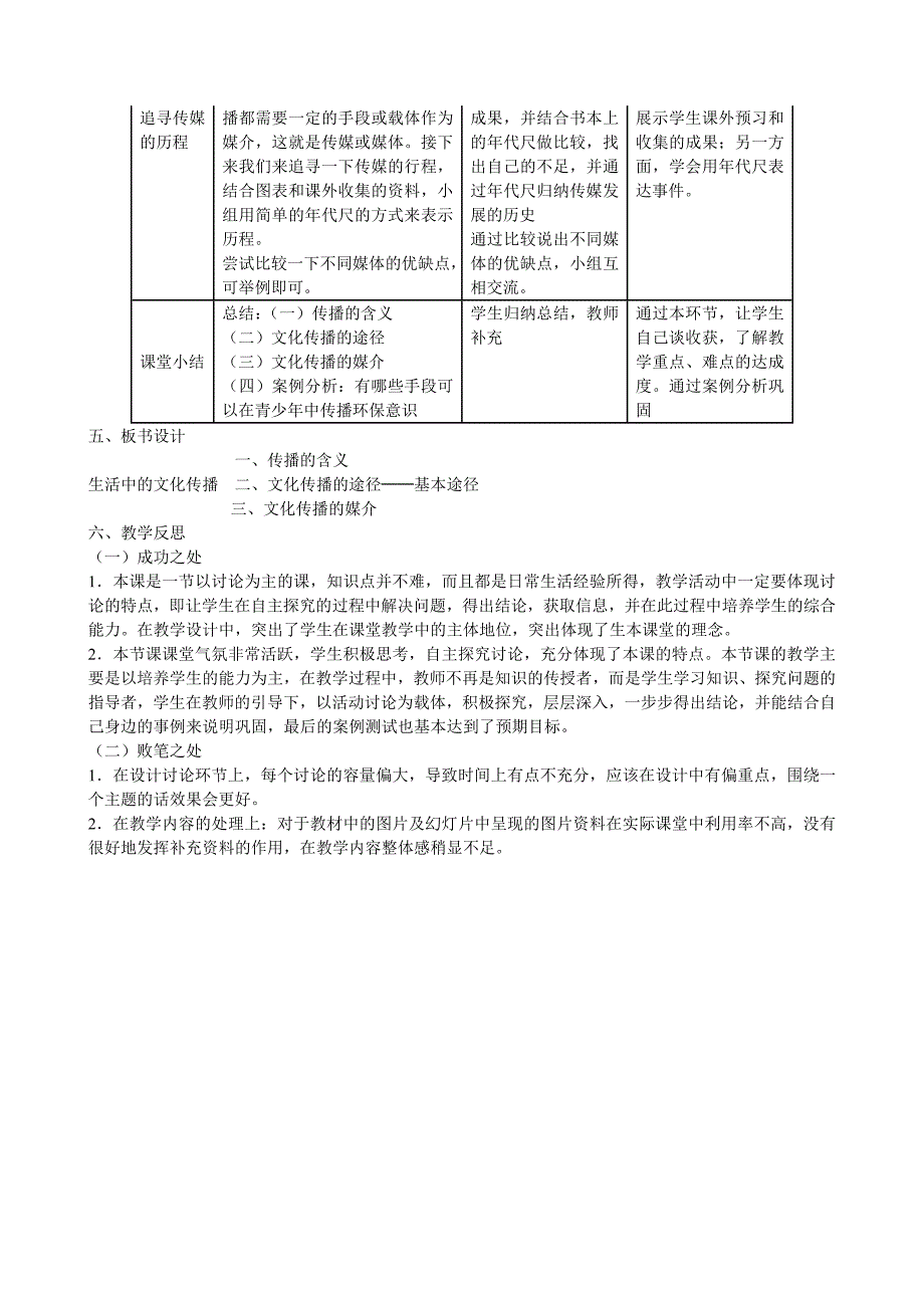 《生活中的文化传播》教学设计_第2页