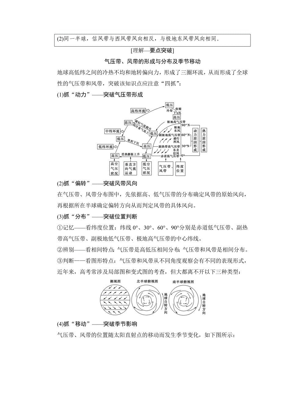 高考地理一轮复习中图版文档：第2章 第2节　大气环流 Word版含答案_第2页