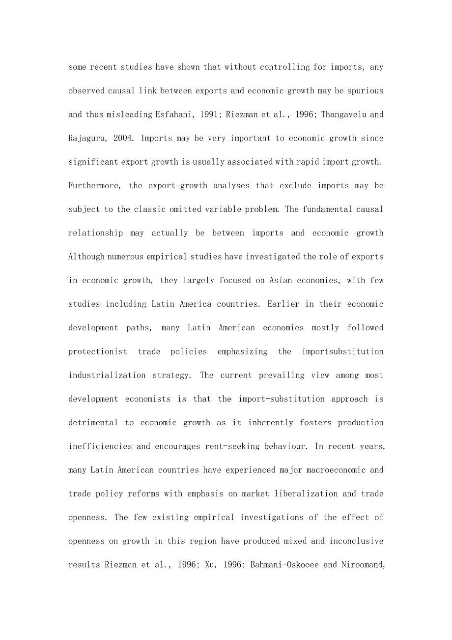 贸易开放度与经济增长：是出口导向型的增长还是进口导向型的增长外文翻译（已处理）_第3页