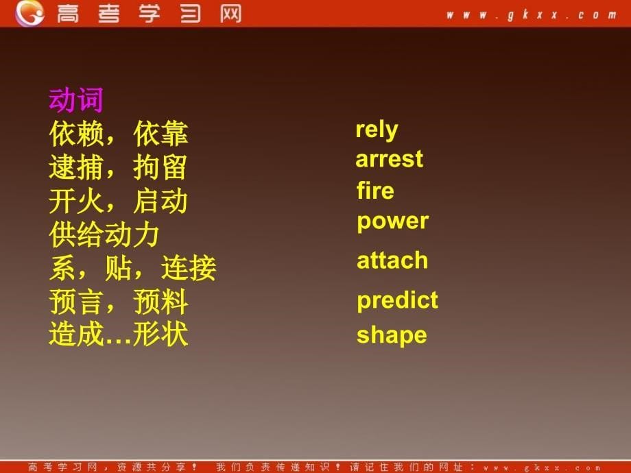 Module 1《Life in the Future》vocabulary课件1（20张PPT）（外研版必修4）_第5页