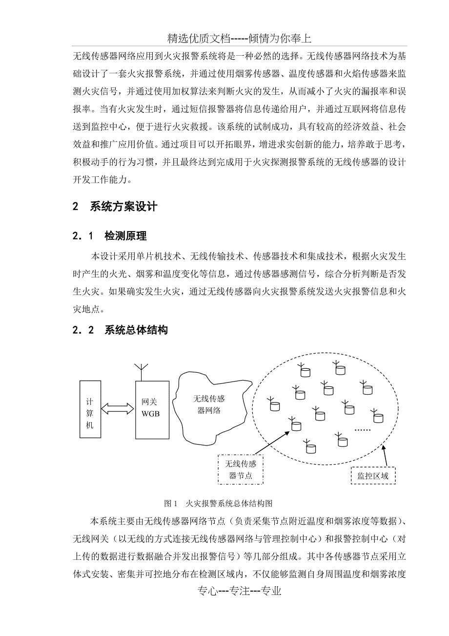 基于无线传感网火灾探测报警系统硬件设计_第2页