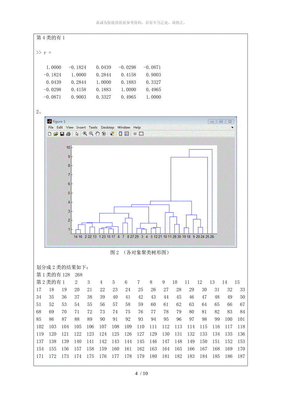 聚类分析(Q型,R型聚类)算法_第4页