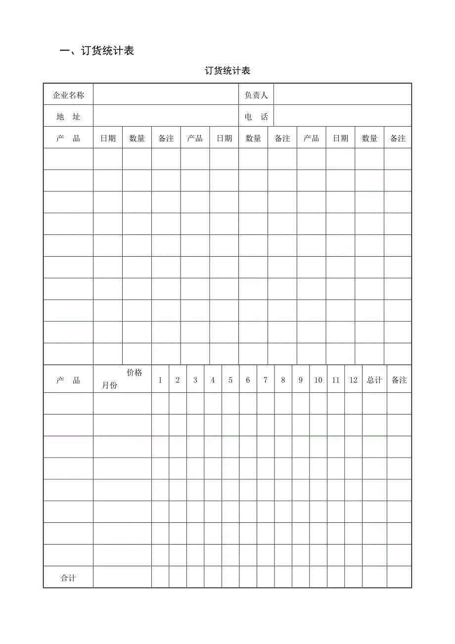 产品销售管理表格_第2页