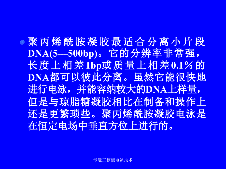 专题三核酸电泳技术课件_第4页