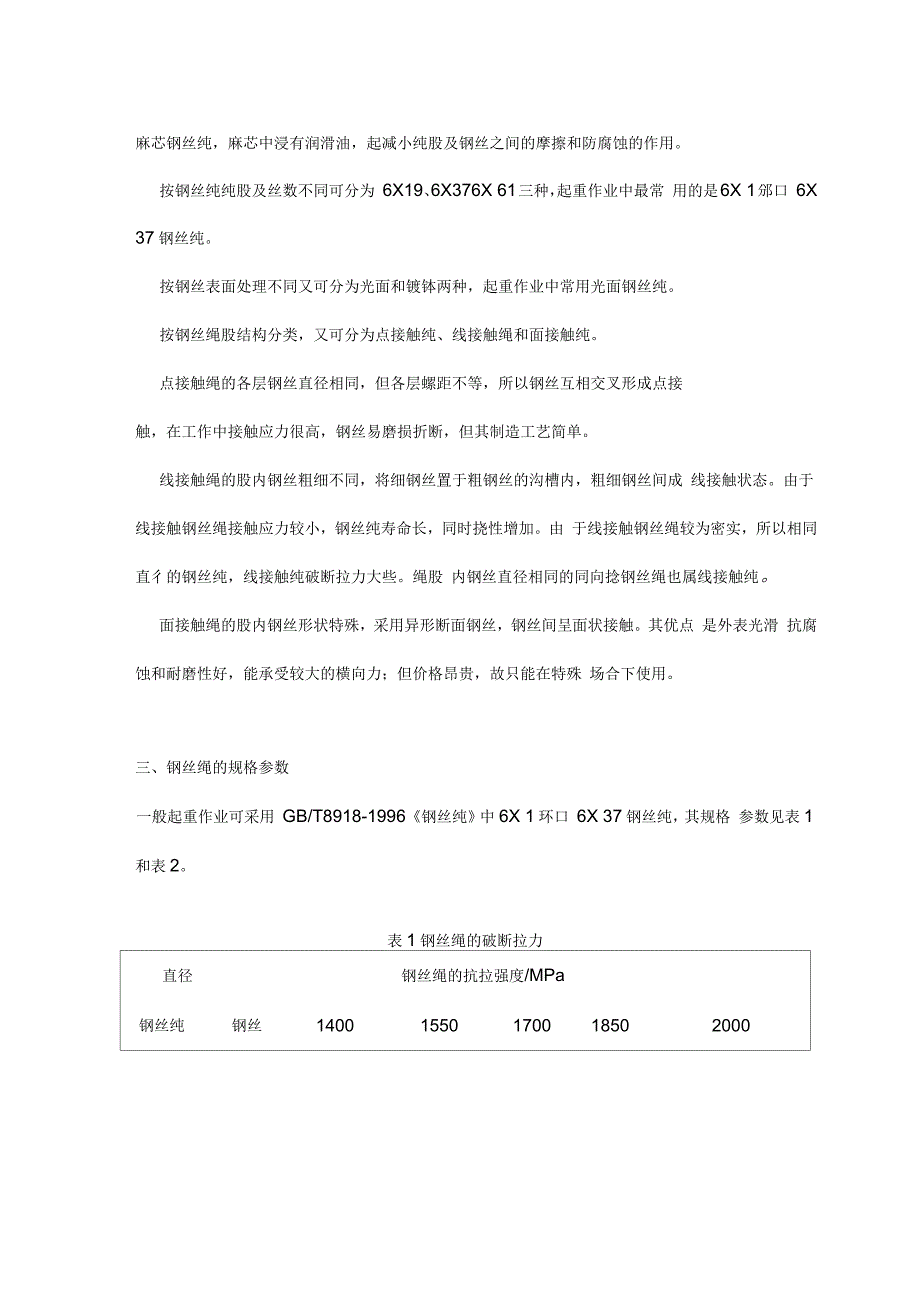 钢丝绳规格参数表_第2页