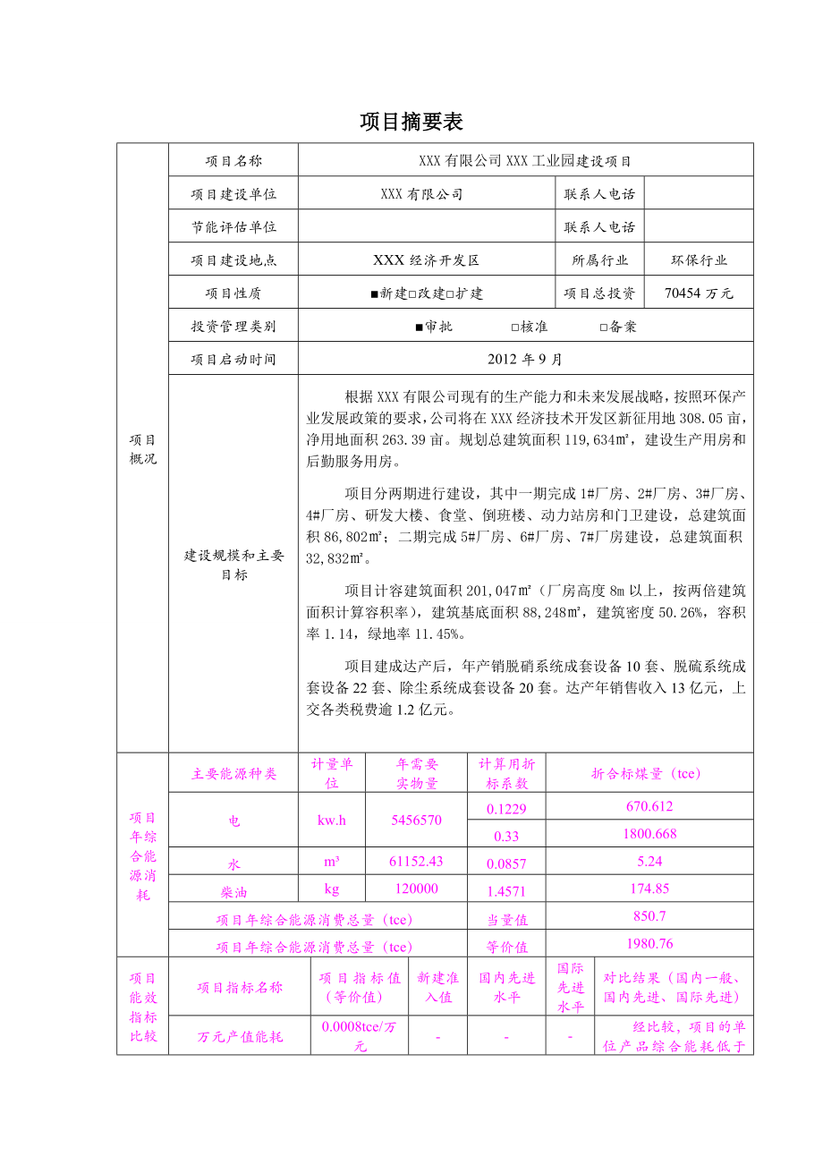 节能评估报告XXX_第4页