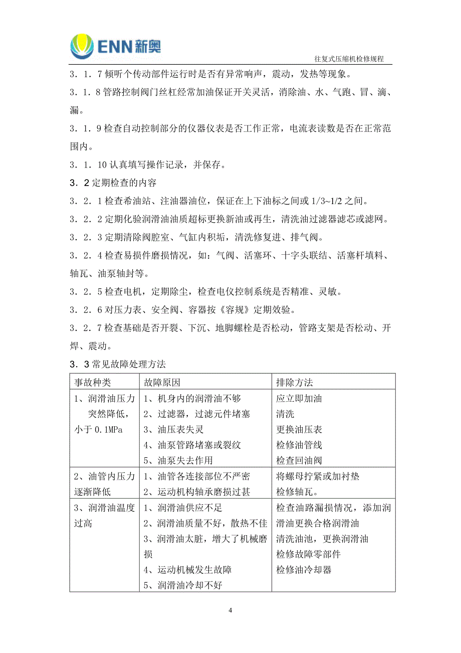 往复式压缩机检修规程_第4页