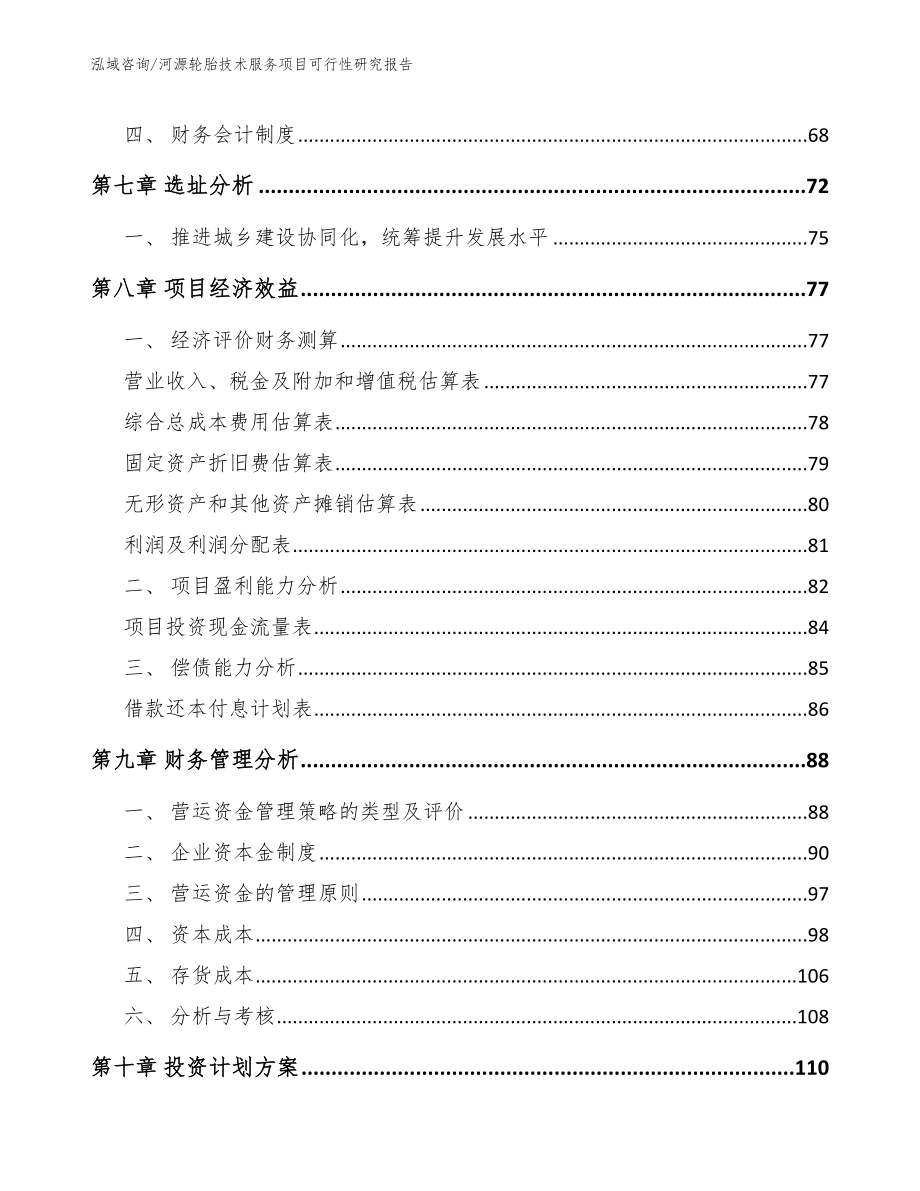 河源轮胎技术服务项目可行性研究报告_第3页