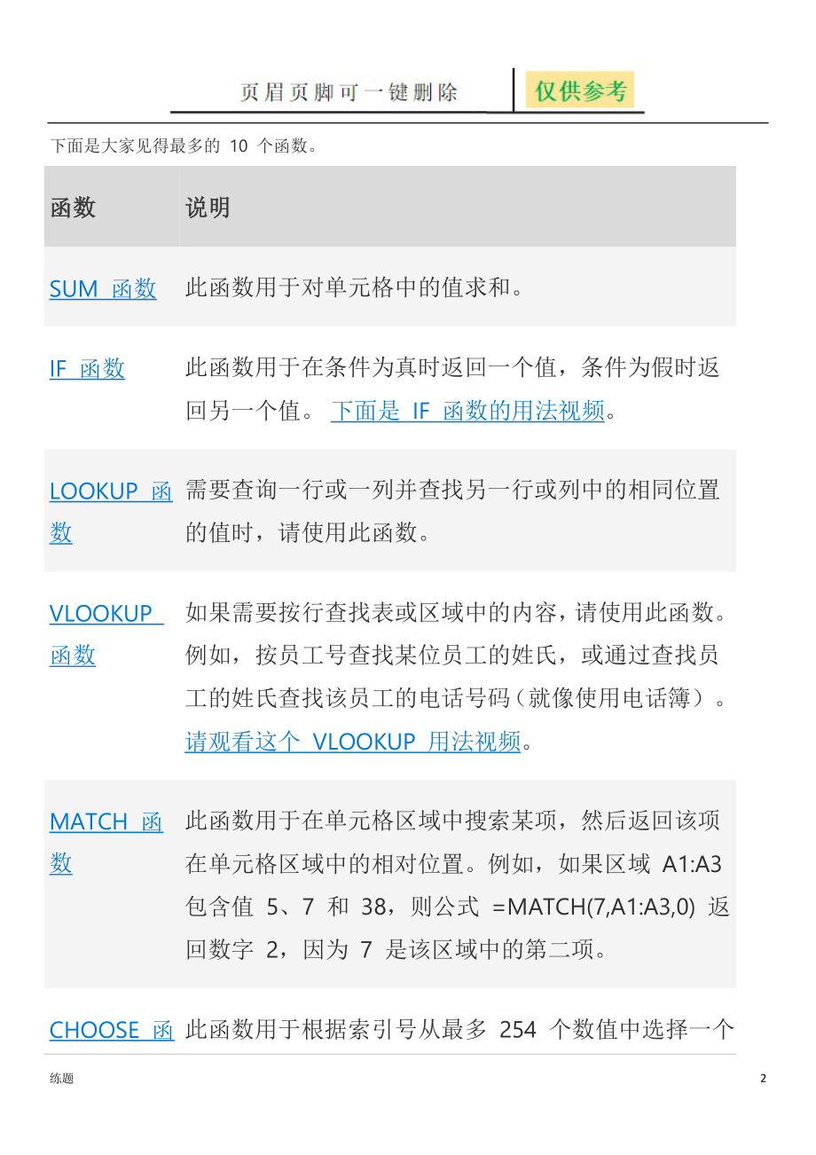 Excel 函数大全2016[学练结合]_第2页