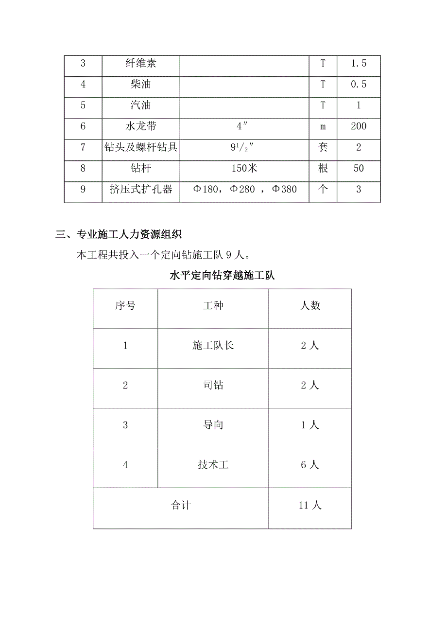 定向钻穿越施工方案_第3页