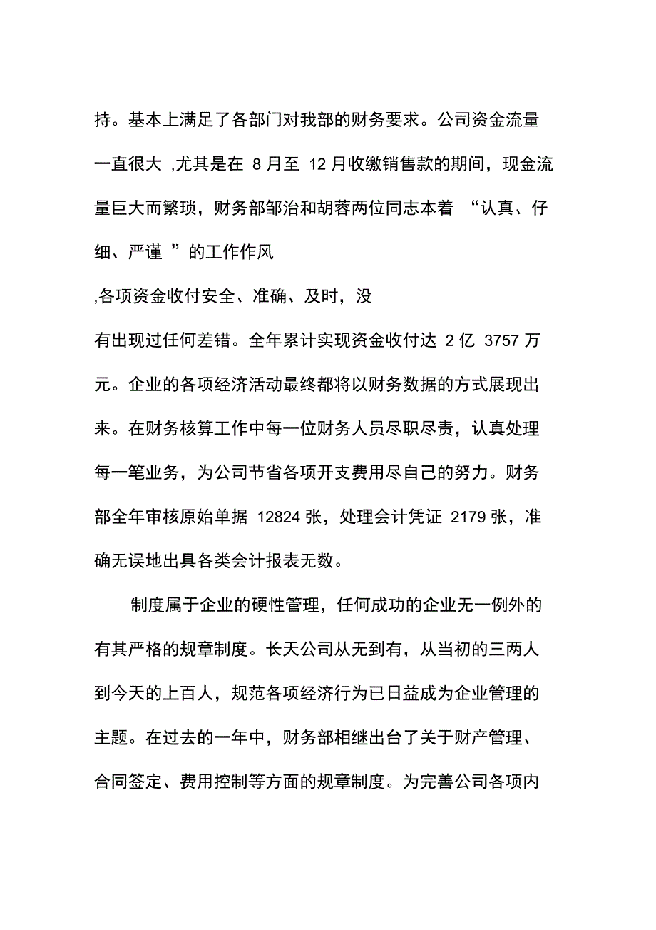 财务部财务精编工作总结与计划ppt_第2页