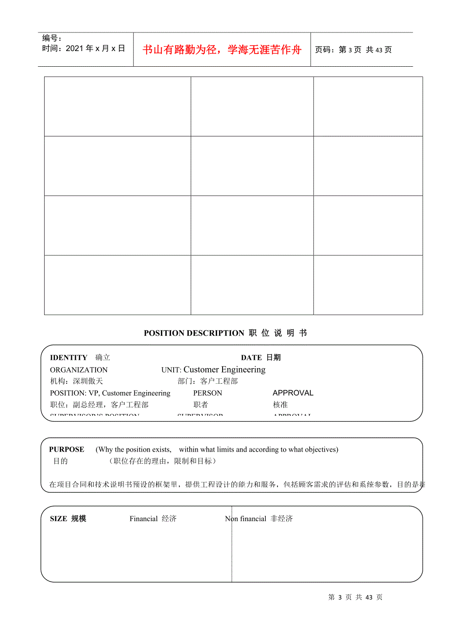 17个典型的职位说明书(2)_第3页