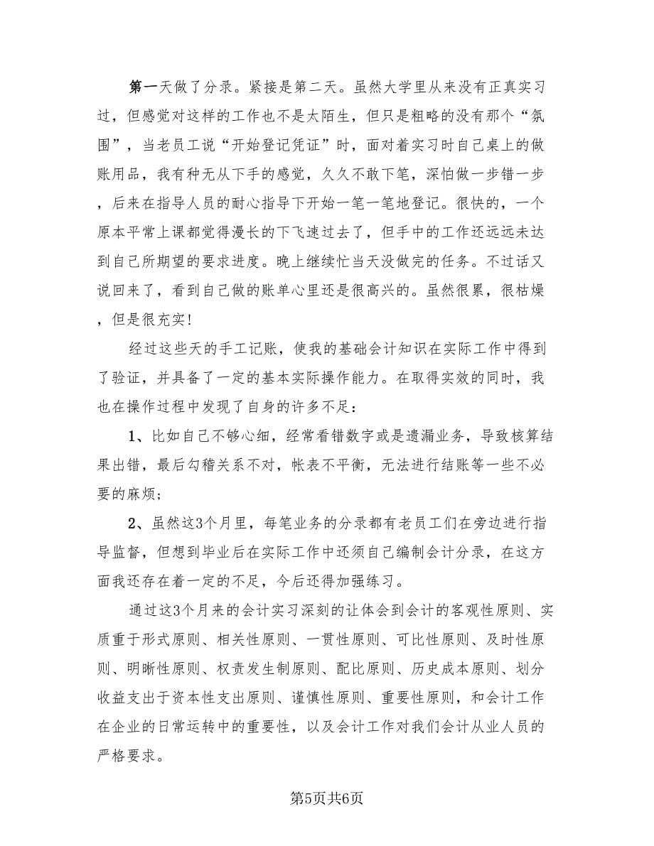 会计毕业生实习个人总结（4篇）.doc_第5页