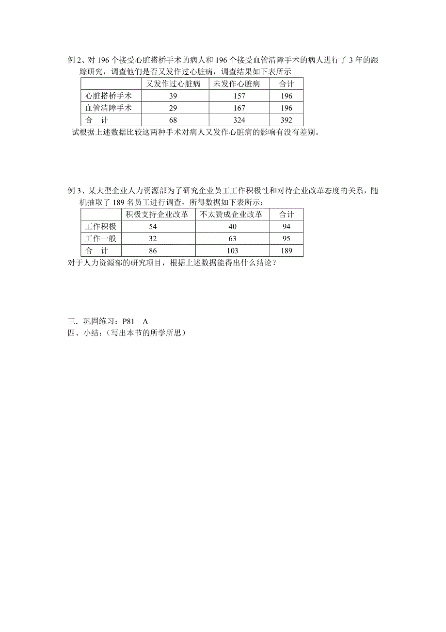 2019-2020年苏教版高中数学选修（2-3）3.1《独立性检验》word学案.doc_第2页