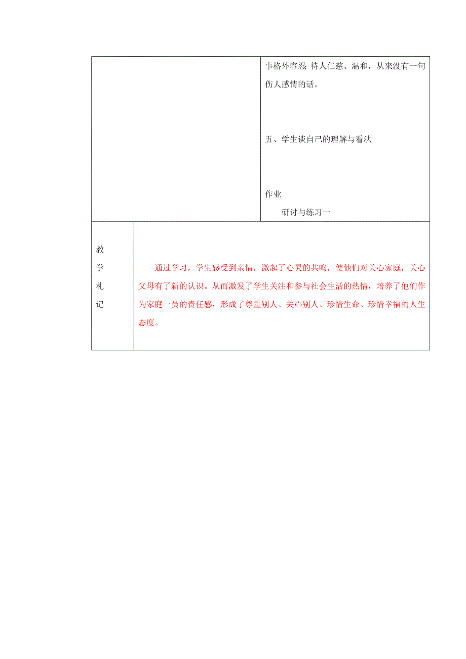 精品山东省临沂市蒙阴县第四中学八年级语文人教版下册教案：02我的母亲第一课时_第4页