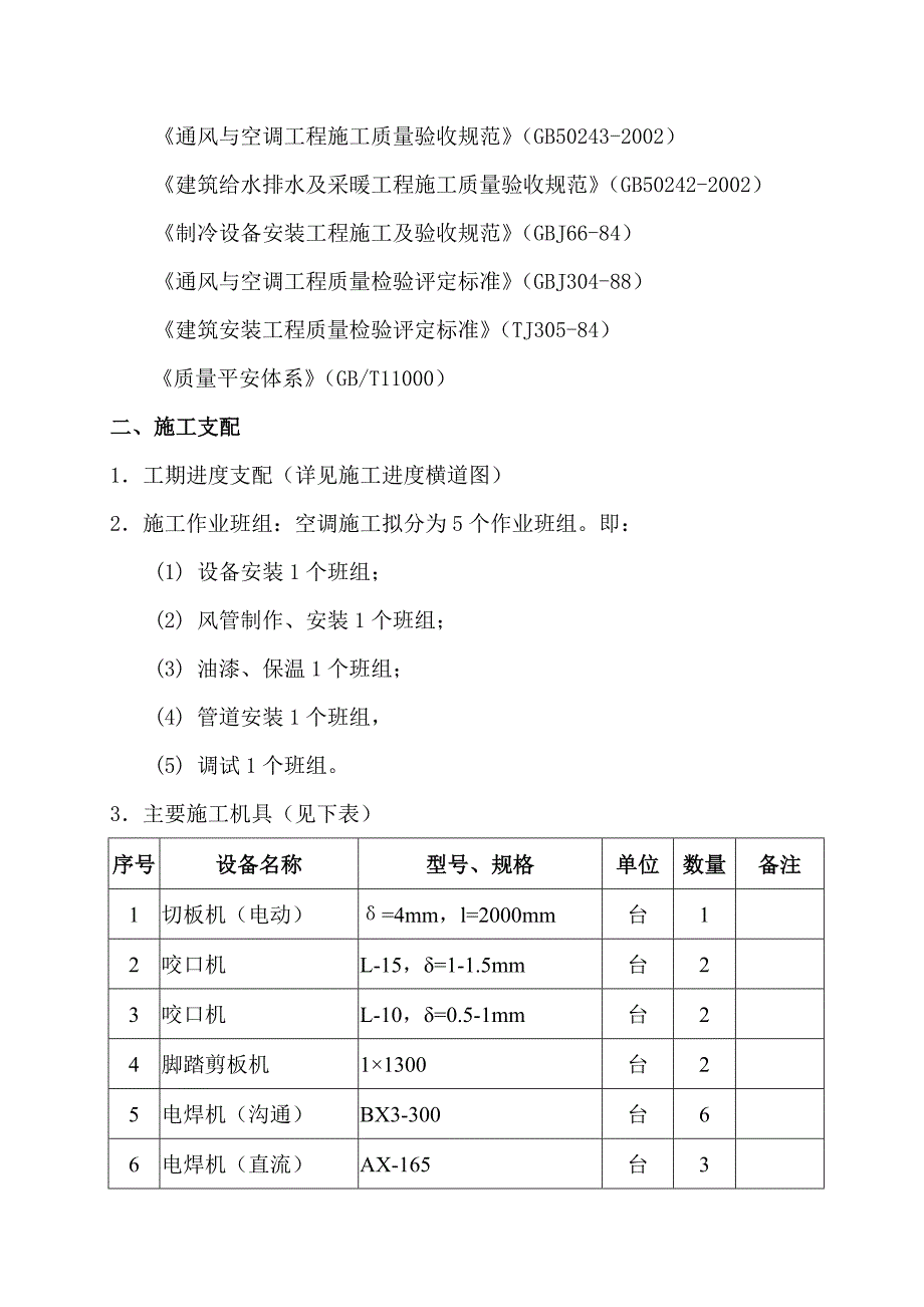 空调施工方案(广州大学)_第4页