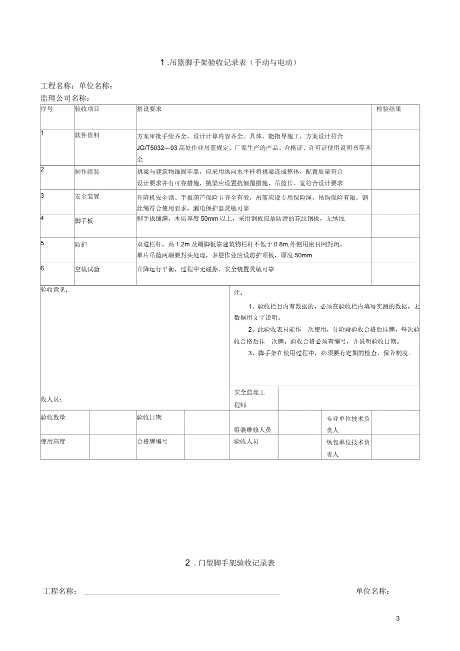 脚手架验收记录_第3页