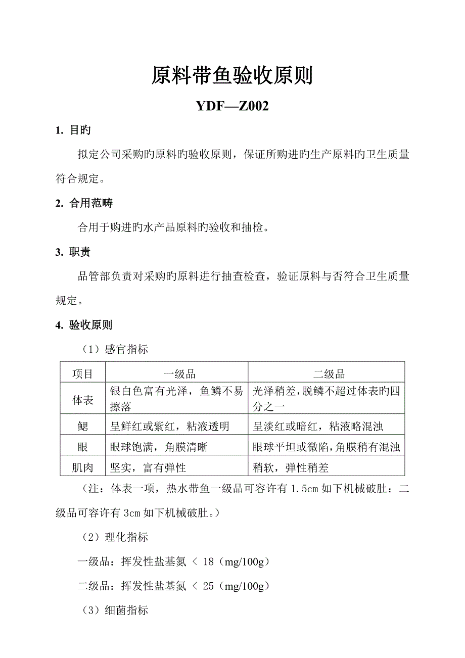 原料验收重点标准_第4页