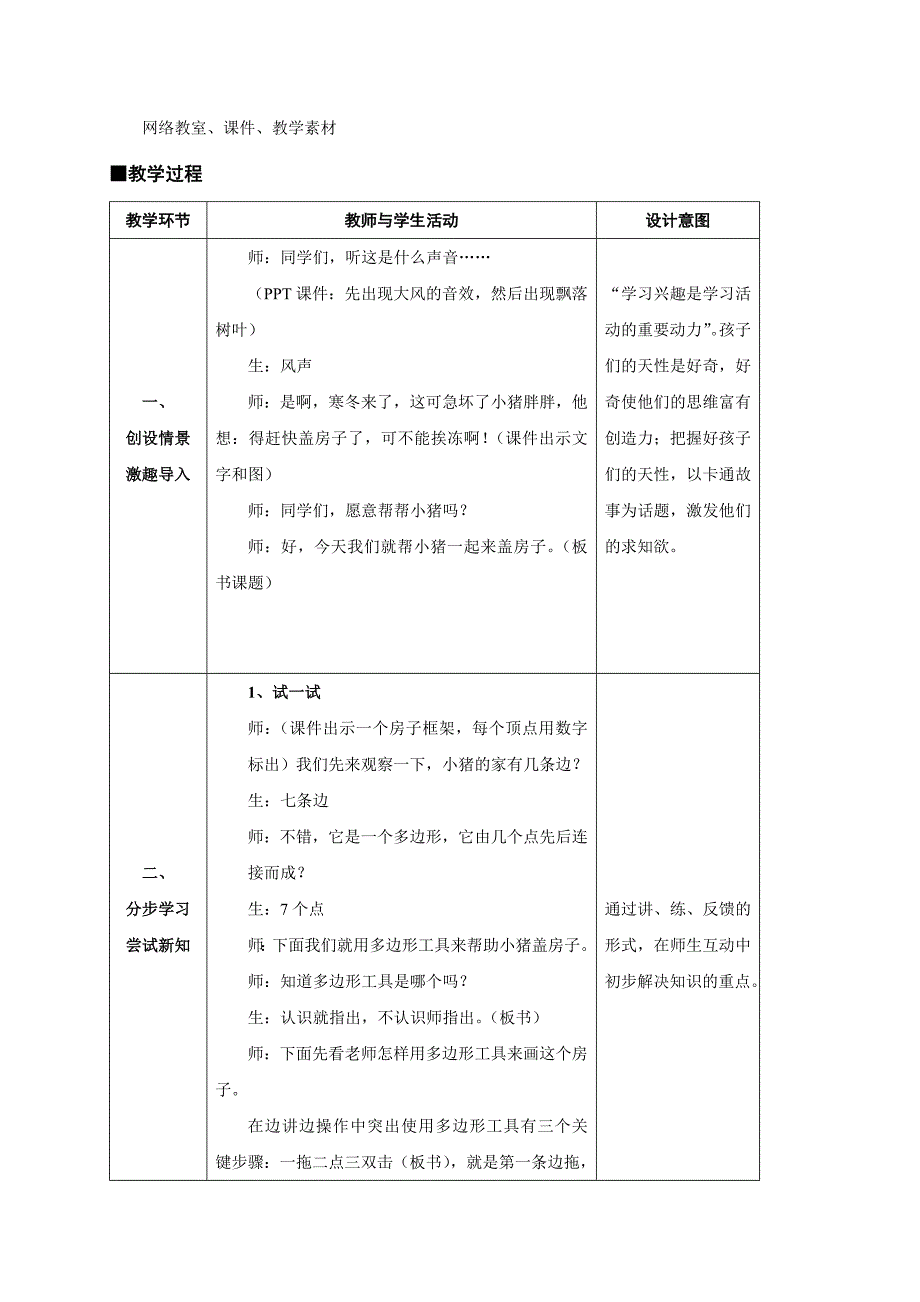 画多边形教学设计及反思_第2页