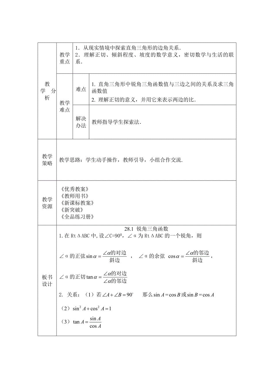 九下28锐角三角函数_第2页