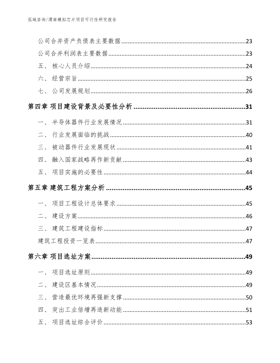 渭南模拟芯片项目可行性研究报告_第2页