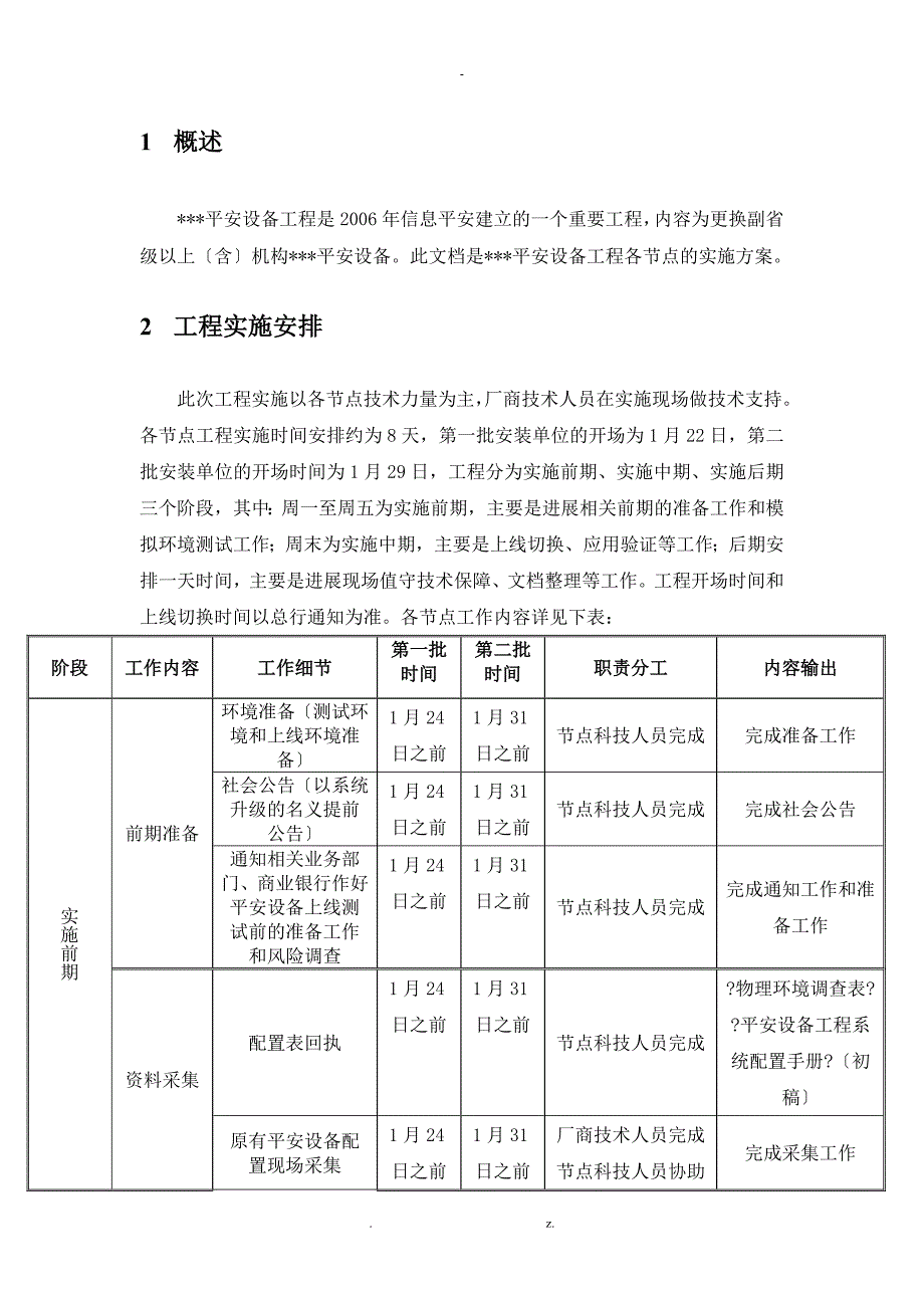 网御神州防火墙项目割接节点实施及方案模板_第2页