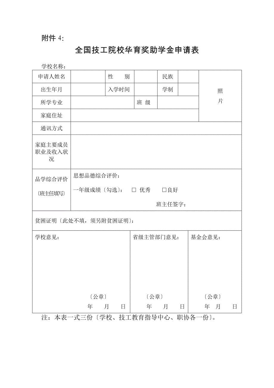 关于做好-度全国技工院校华育奖_第5页