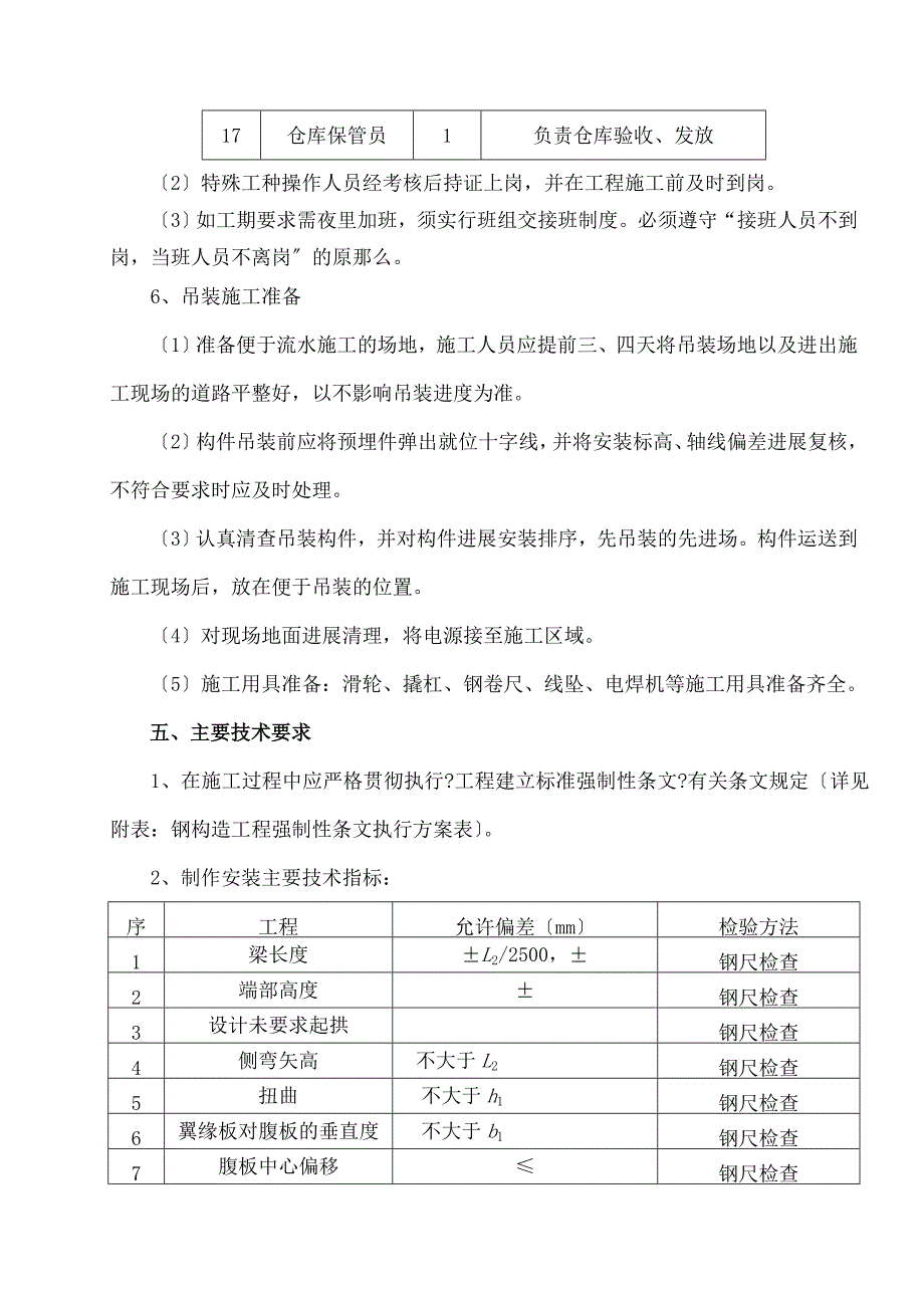 吊车梁制作安装施工方案_第4页