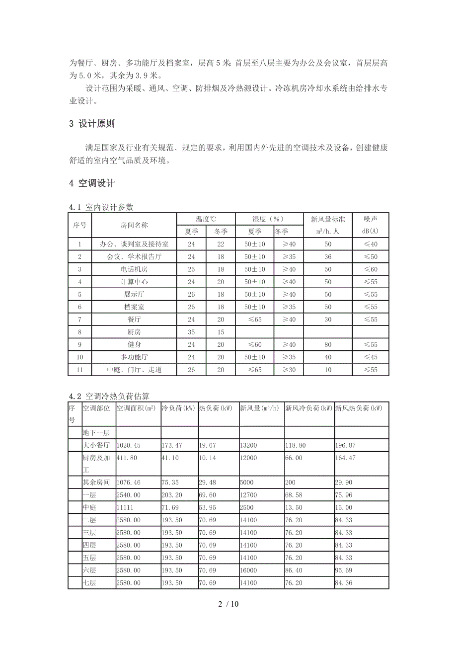 暖通初步设计说明书_第2页