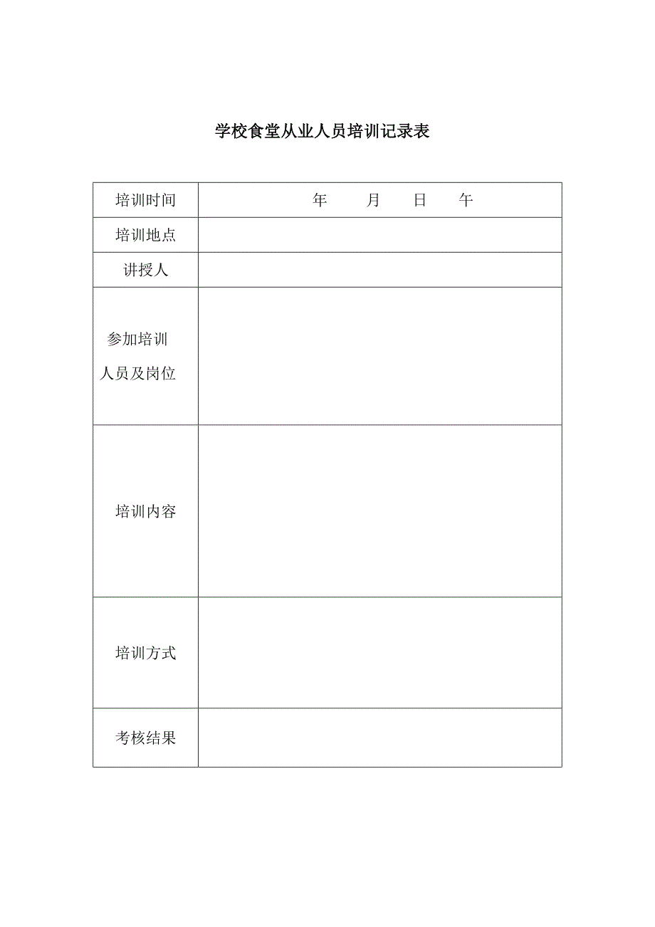 学校食堂从业人员晨检记录表_第3页