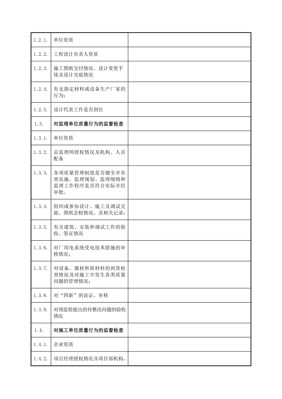 火电工程厂用电受电前质量监督检查记录典型表式_第3页