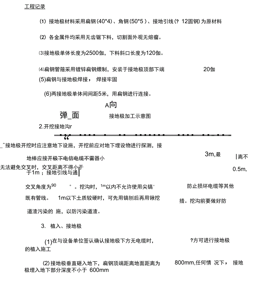 接地极制作与安装技术交底_第3页