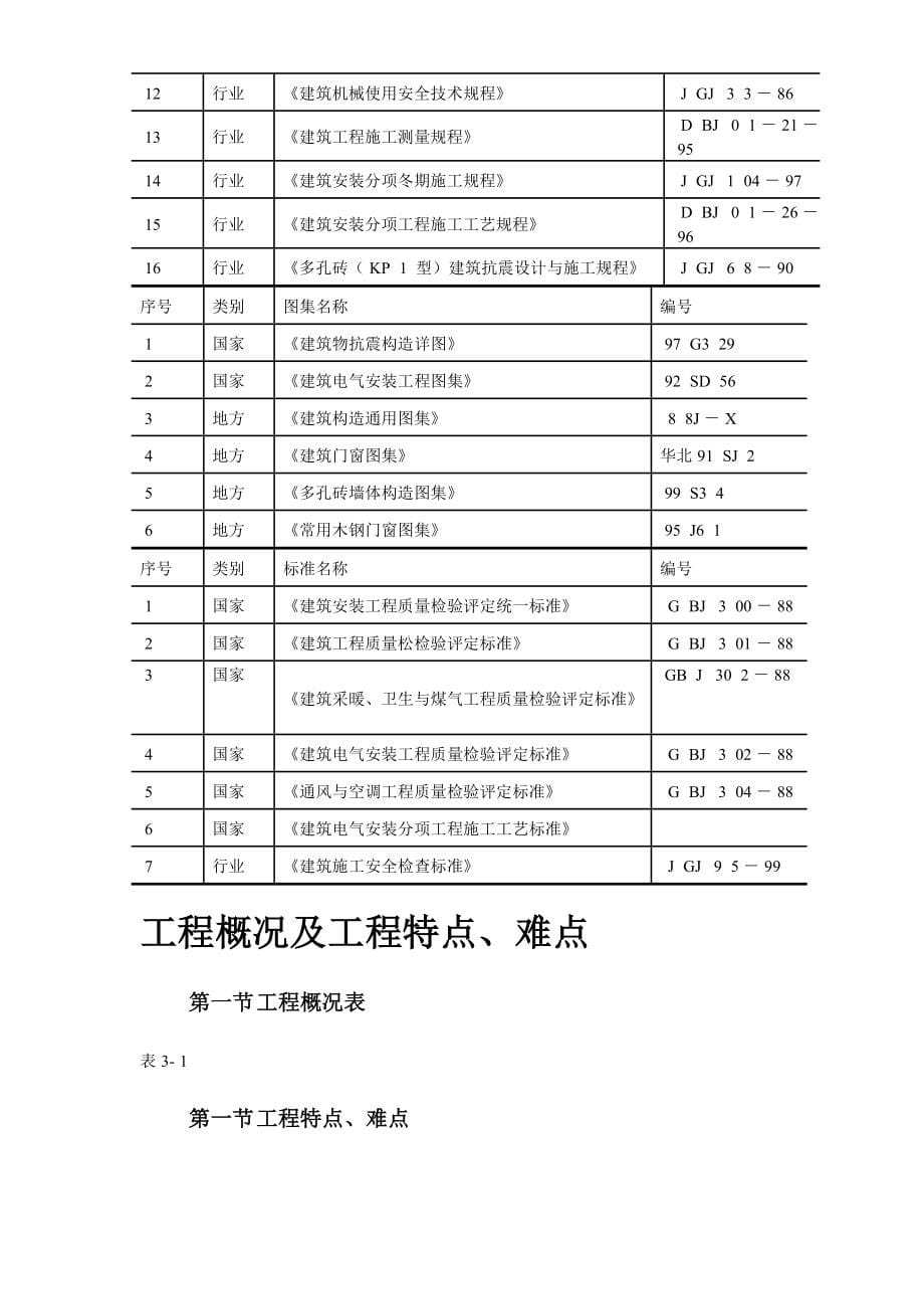 中青年科技人员住宅楼工程_第5页