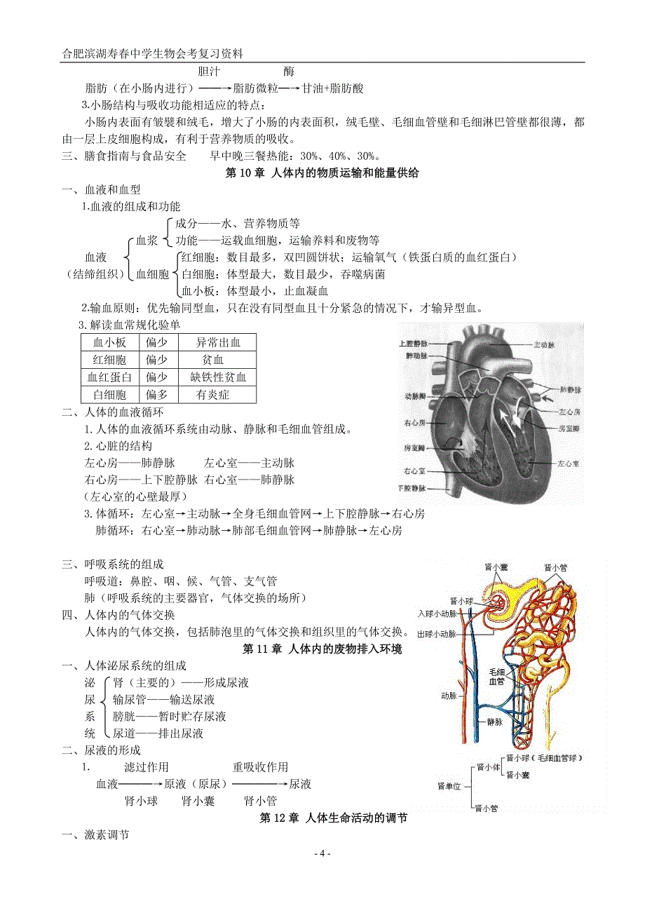 2014-2015学年生物会考材料(修订版)_第4页