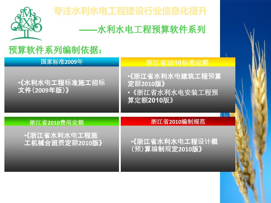 水利水电工程施工单位预算软件系列_第4页