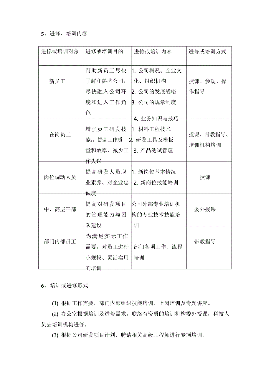 XXX公司科技人员培训制度_第2页