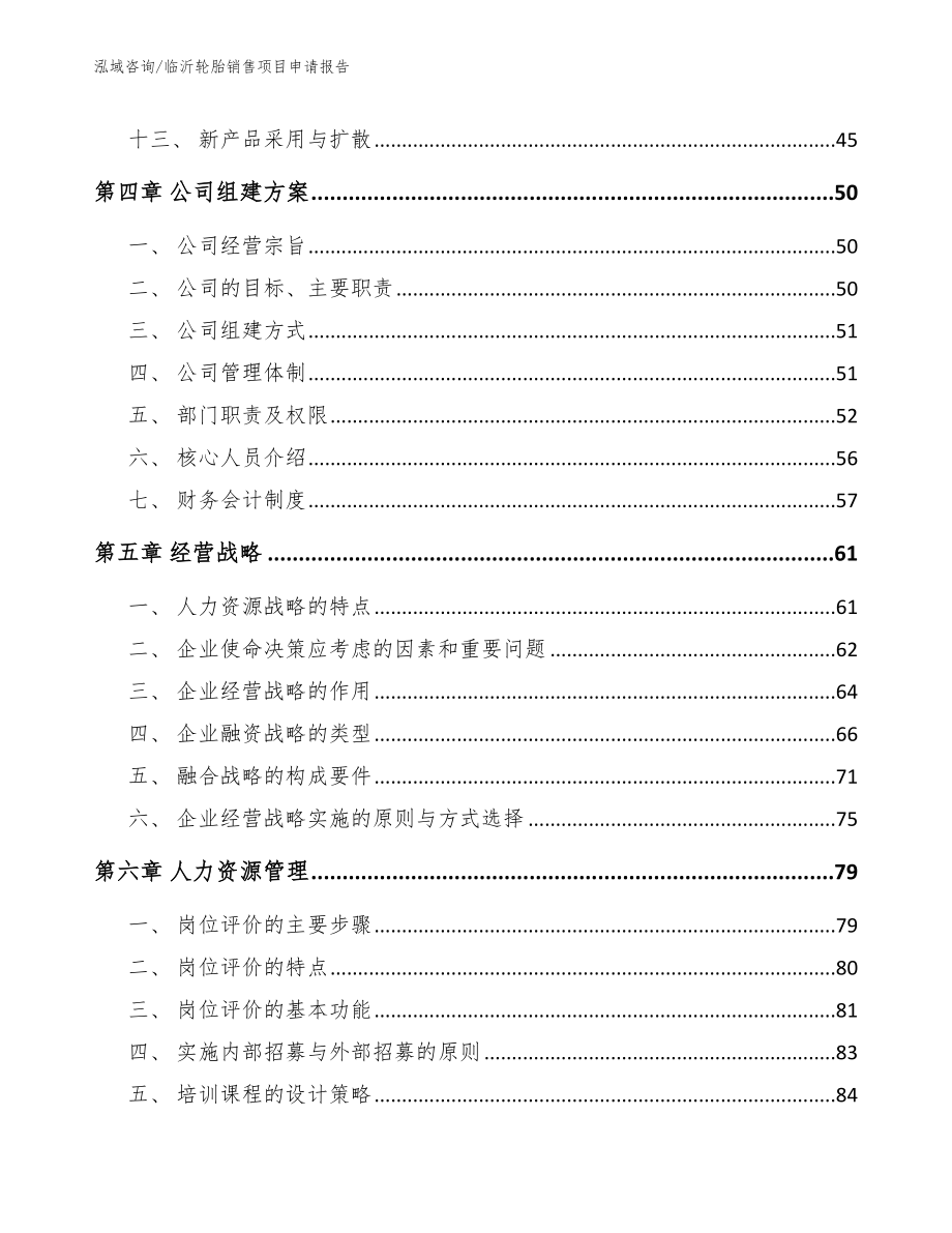 临沂轮胎销售项目申请报告（范文参考）_第2页