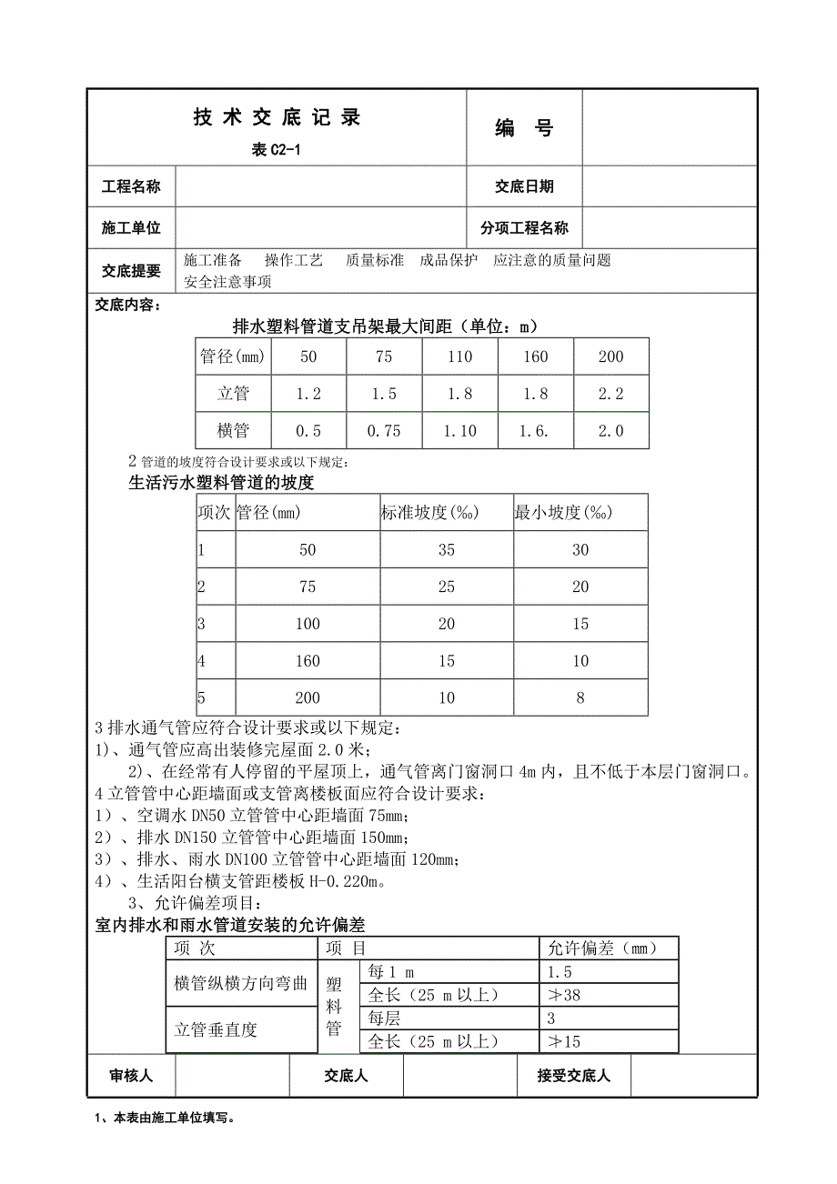 UPVC管道安装技术交底_第3页